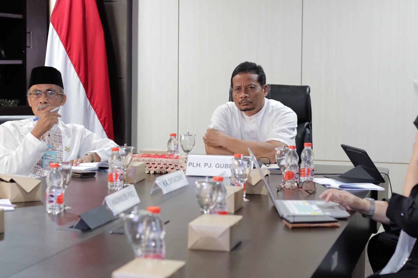 Plh. Pj Gubernur Fery Aprianto Ikuti Rakor Evaluasi dan Intervensi Serentak Pencegahan Stunting Tahun 2024