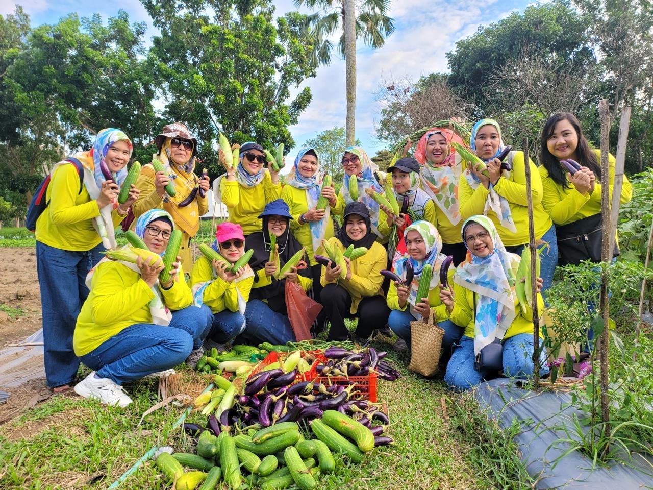 Panen Berkah, PKK Cikar Berbagi Sayur ke Panti Asuhan dan Lansia