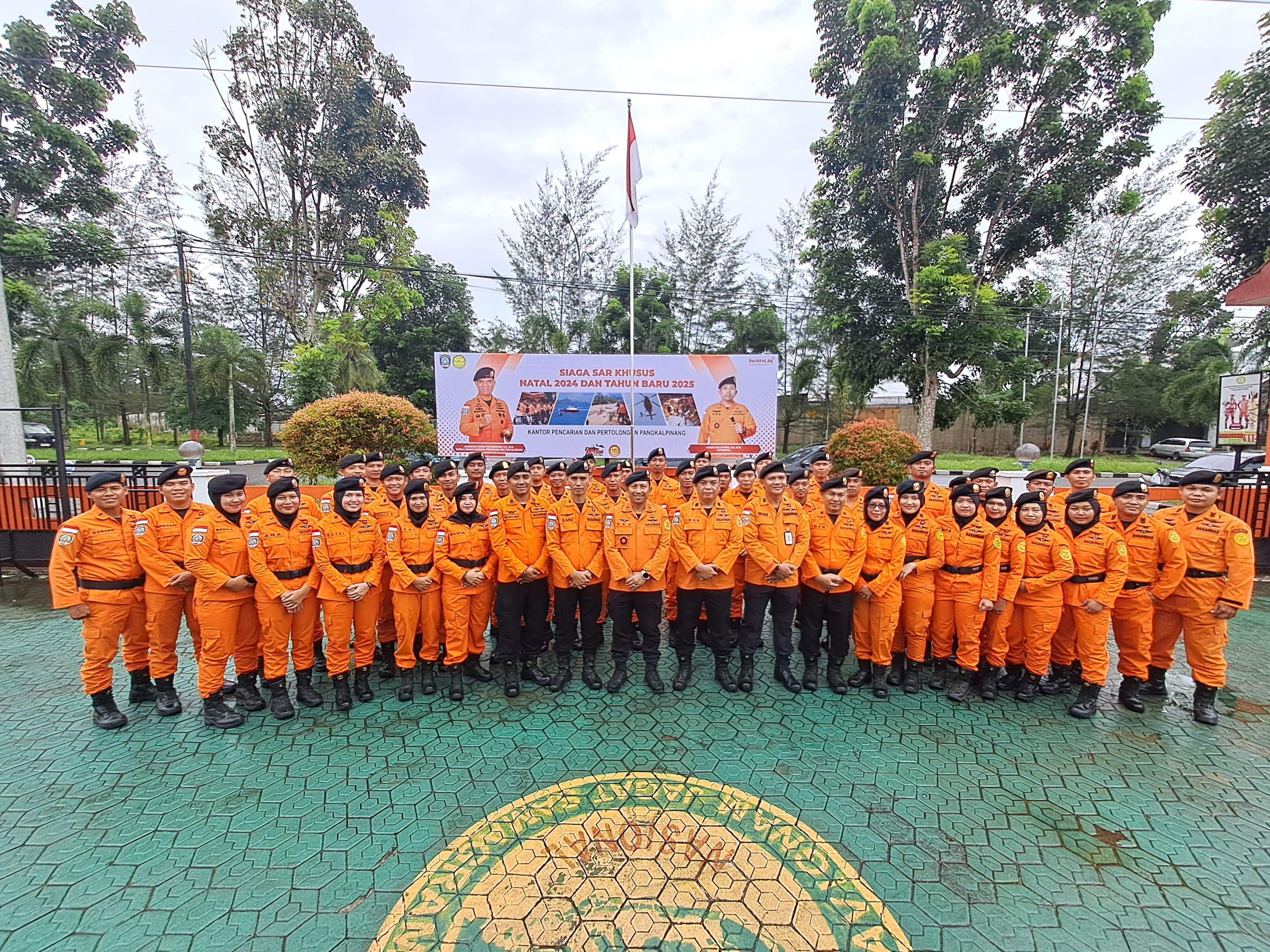 Antisipasi Libur Natal 2024 Dan Tahun Baru 2025, Kansar Pangklapinang Gelar Siaga SAR Khusus NATARU
