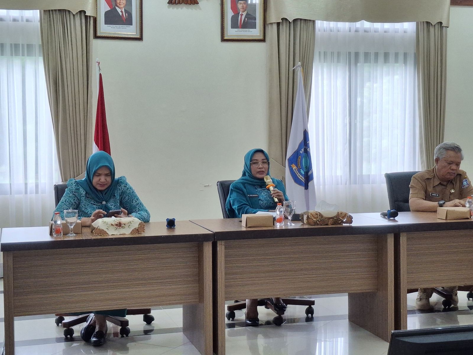 Sinergikan Program, Pj Ketua TP PKK Dya Sugito Gelar Rapat dengan Kepala Perangkat Daerah