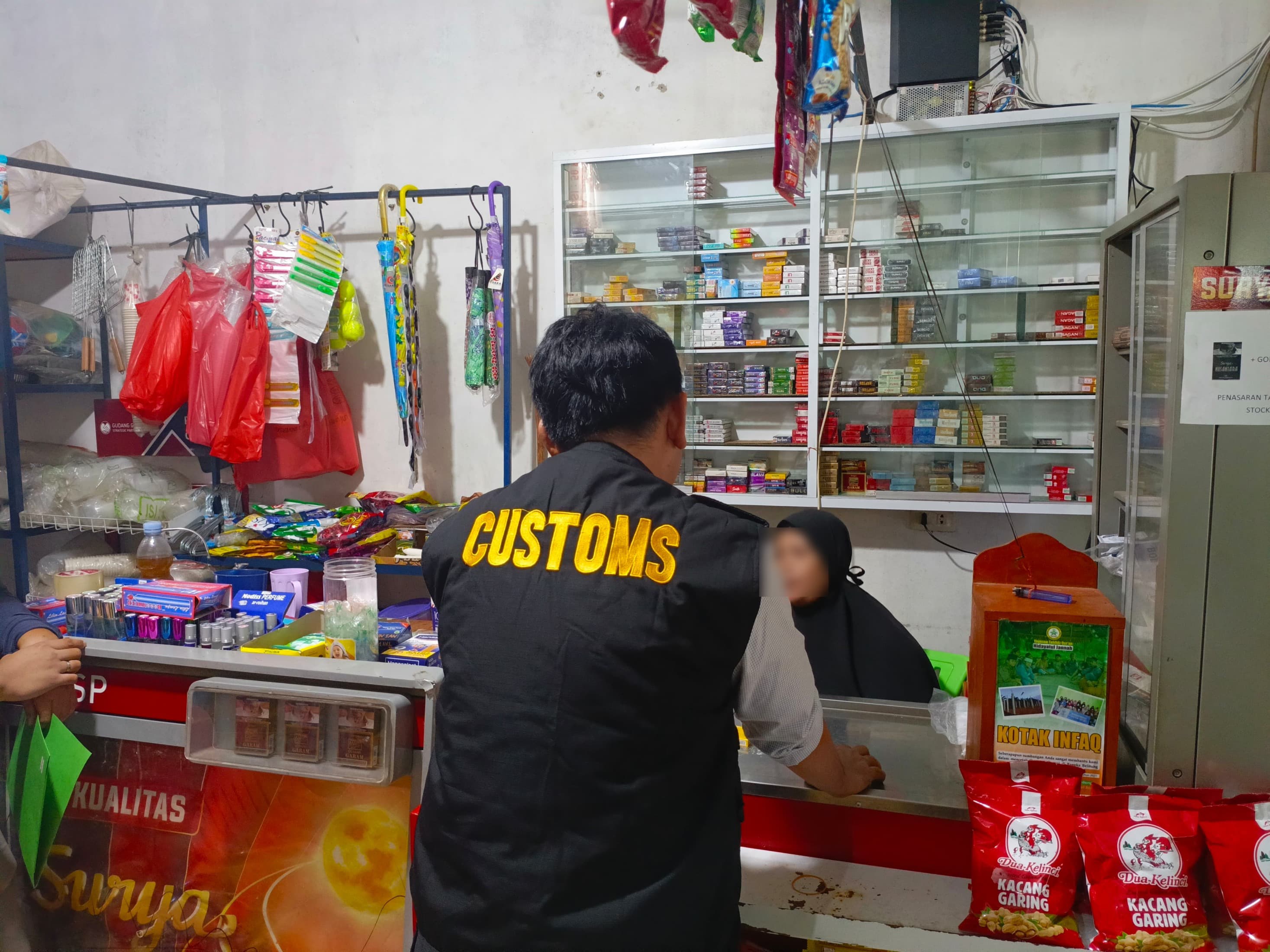 Bea Cukai Pangkalpinang Laksanakan Operasi Pasar (Opsar) Gempur Rokok Ilegal