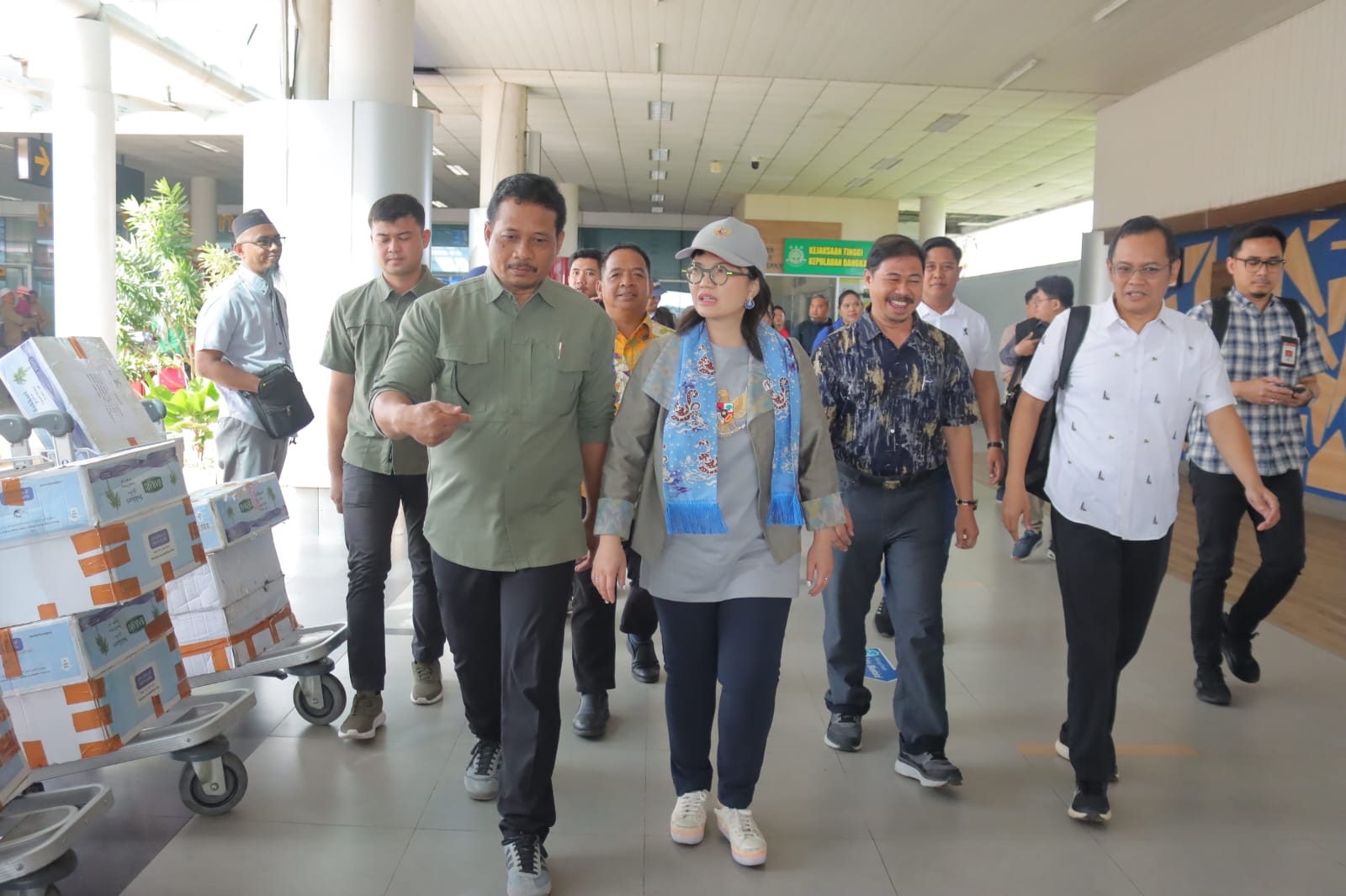 Wamen Stella Christie Kunjungi Babel, Persiapkan SMA Unggul Garuda