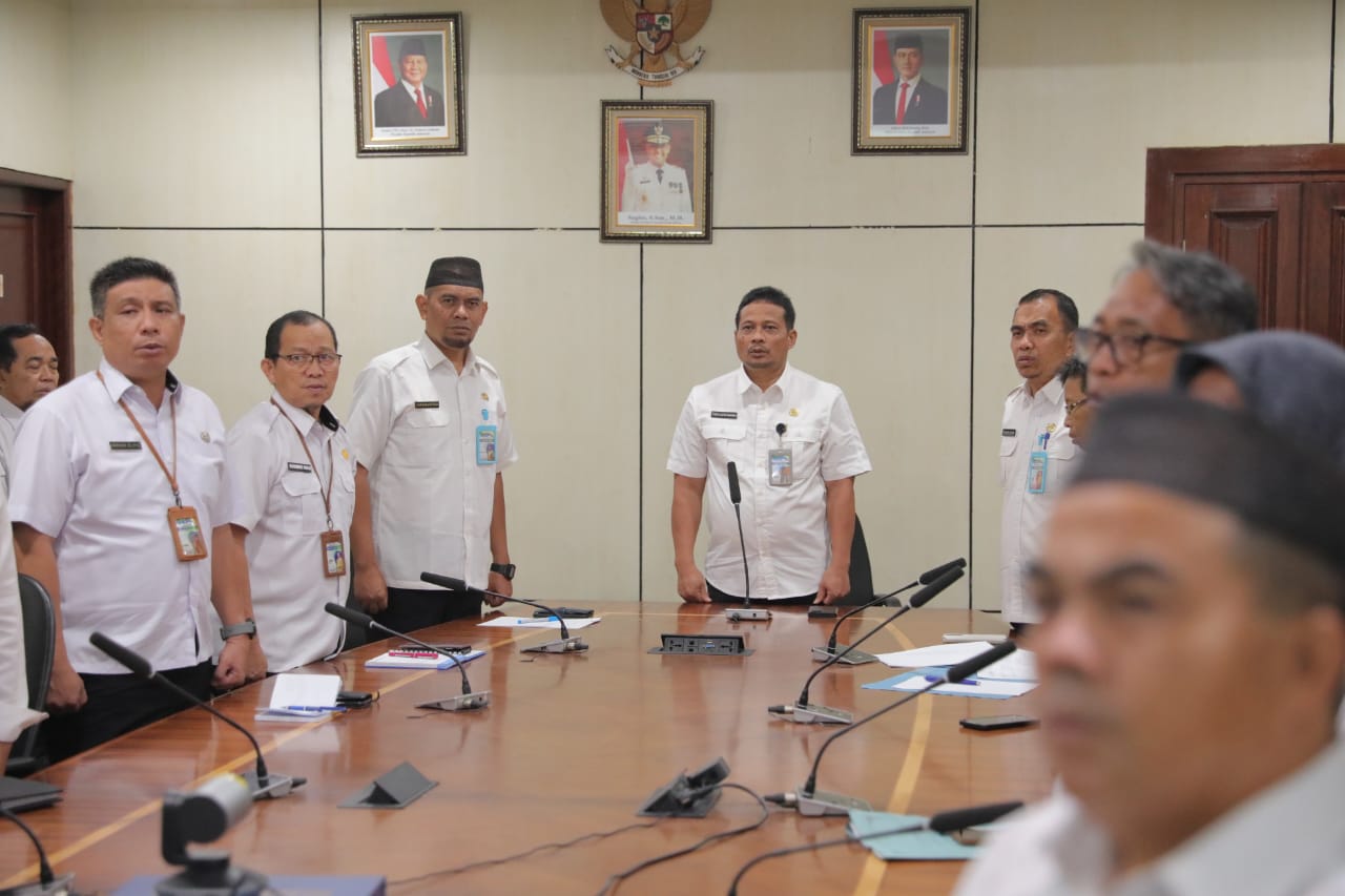 Pj Sekda Fery Saksikan Peluncuran Indikator MCP oleh KPK RI