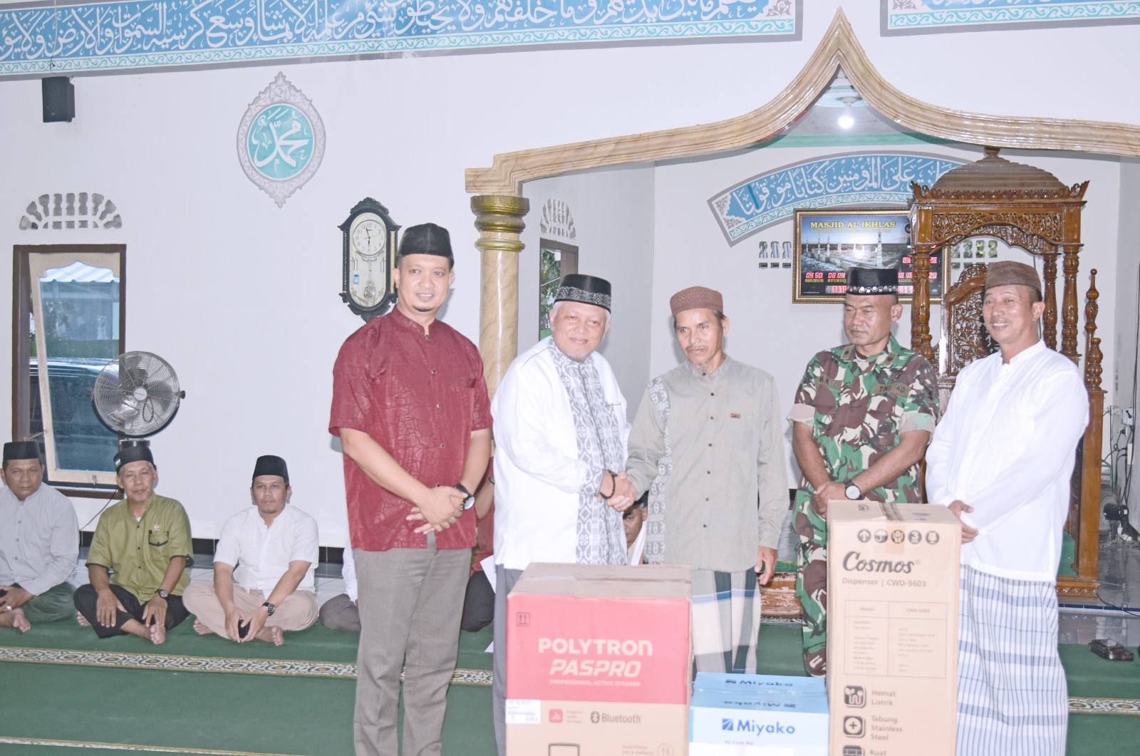 H.Sukirman, Hadiri Safari Ramadhan 1446 H di Desa Sekar