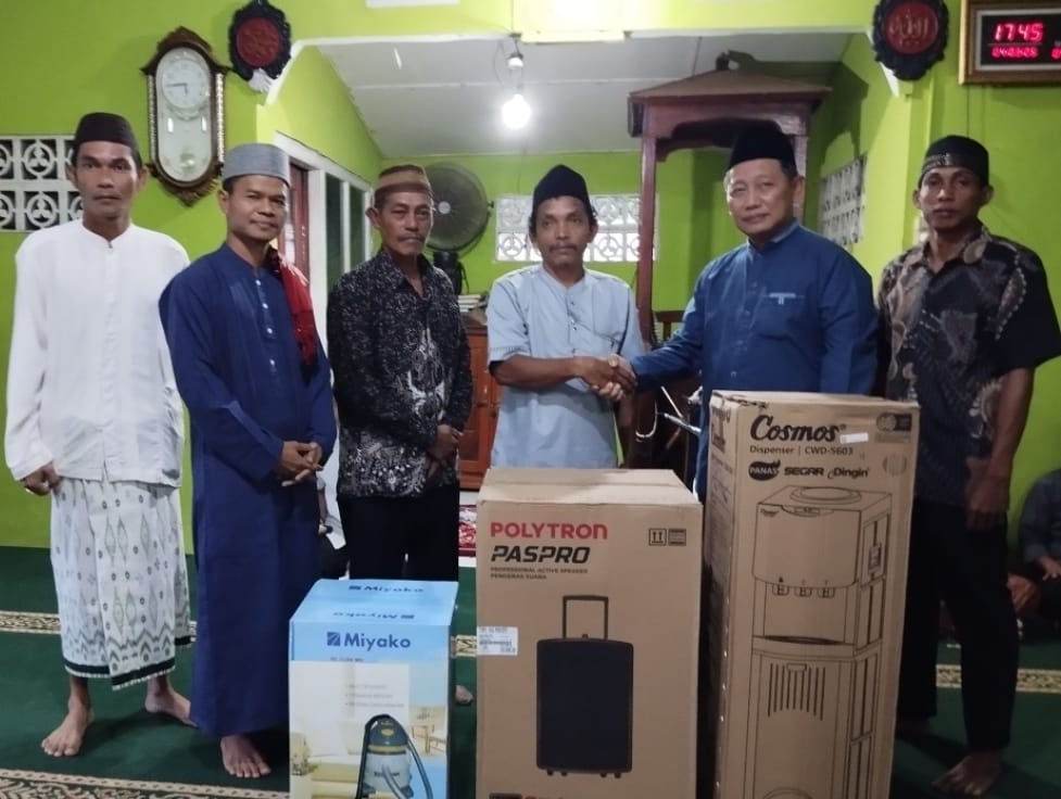 Sekda Muhamad Soleh, Hadiri Safari Ramadhan di Masjid An Nur Desa Tanjung Niur