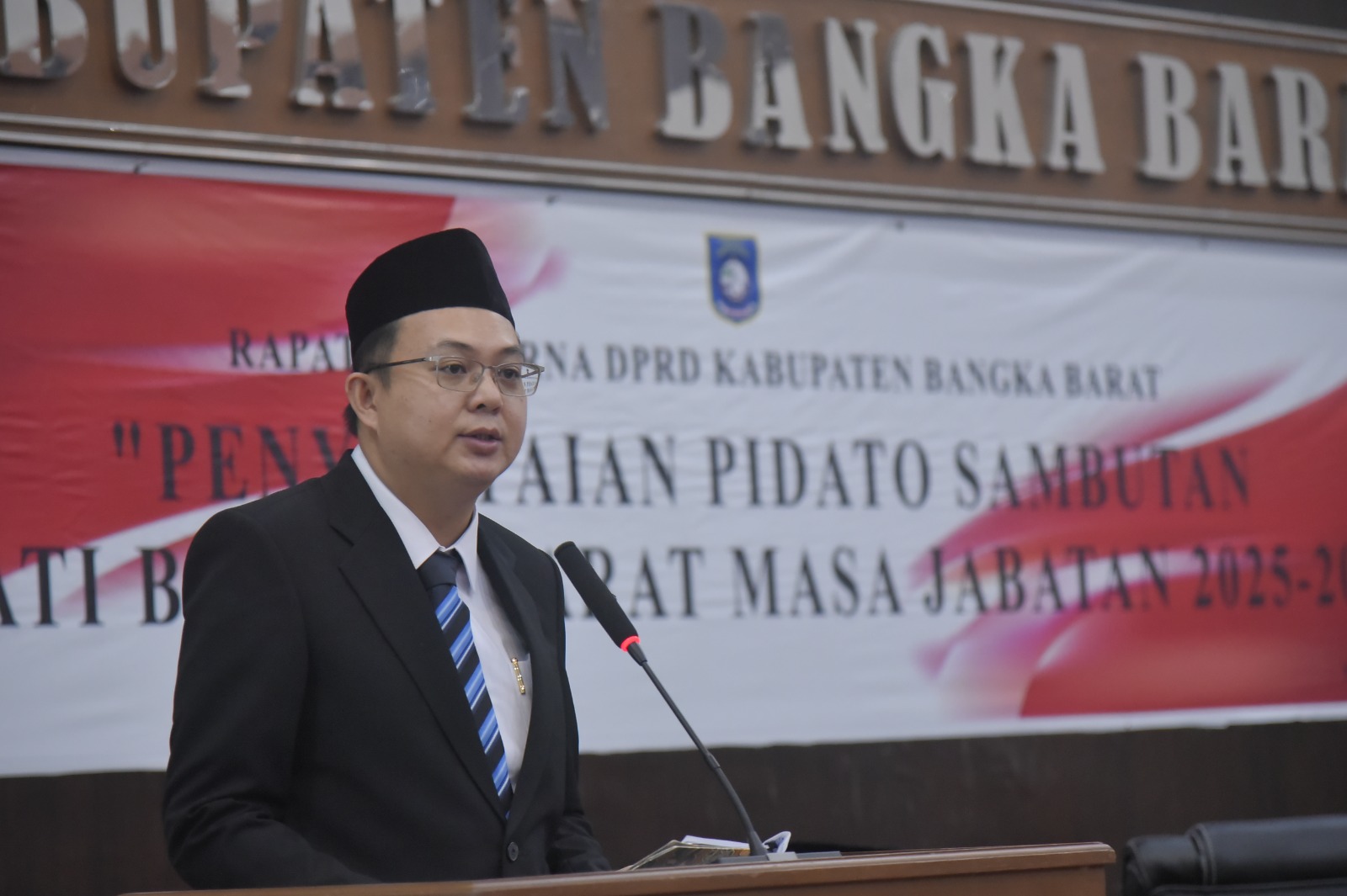 Pidato Perdana Bupati Markus Di DPRD, Ini Yang Akan Dilakukan 5 Tahun ke Depan