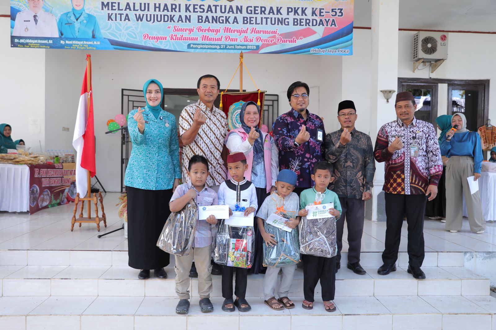PKK Babel Inisiasi Khitanan Massal dan Donor Darah