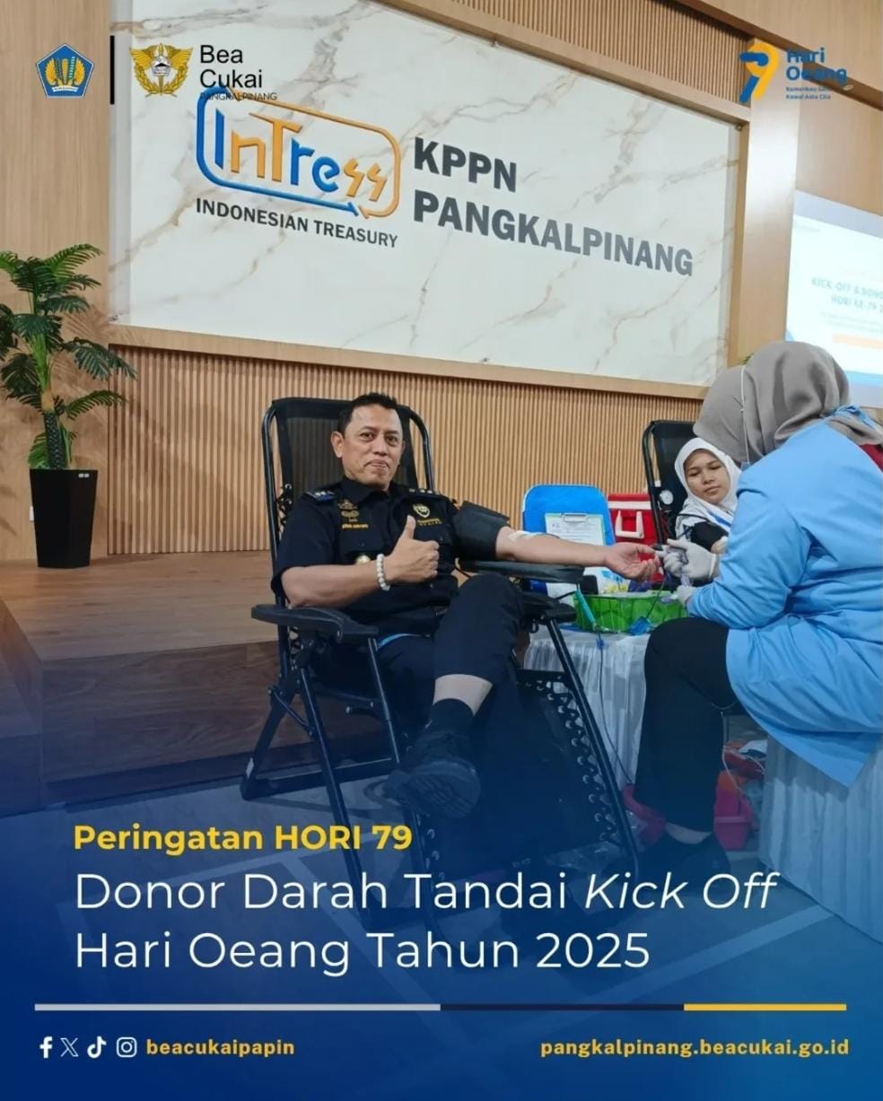 Peringatan HORI 79 Donor Darah Tandai Kick Off Hari Oeang Tahun 2025