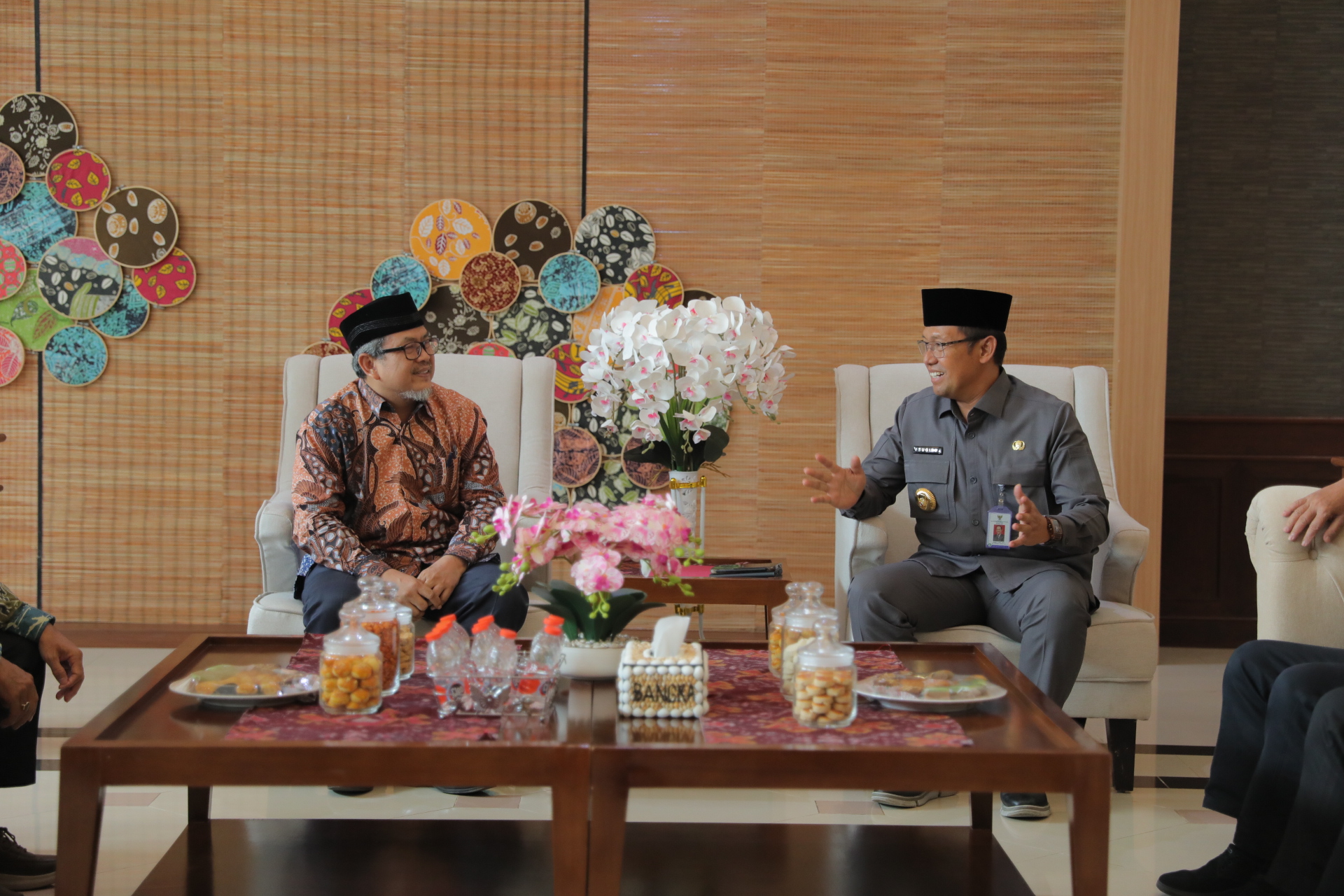 Audiensi Pj Gubernur Babel Sugito dgn Majelis Ulama Indonesia(MUI) di Rumah dinas